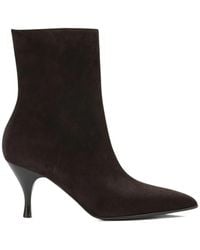 Sergio Levantesi - Jodi Pointed-Toe Suede Ankle Boots - Lyst
