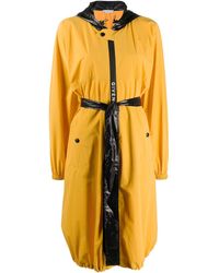 Givenchy Hooded Belted Raincoat - Yellow