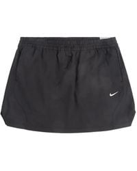 Nike - Logo-Print Mini Skirt - Lyst