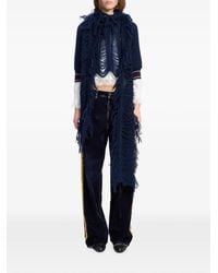 Ann Demeulemeester - Sciarpa Con Frange - Lyst