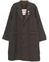 Martine Rose - Check-Pattern Coat - Lyst