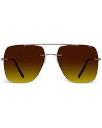 Silhouette - Panmure Rimless Square-Frame Sunglasses - Lyst