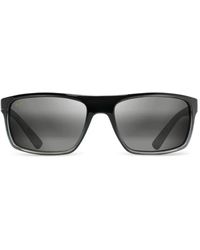 Maui Jim - Byron Bay Rectangle-Frame Sunglasses - Lyst