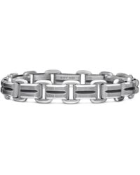David Yurman - Sterling Deco Beveled Link Bracelet (7.5Mm) - Lyst