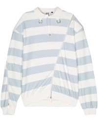 Gcds - Striped Jersey Polo Shirt - Lyst