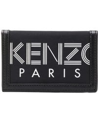 KENZO Portemonnaie mit Logo-Print - Schwarz