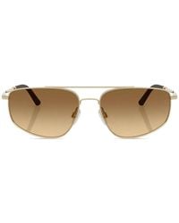 Oliver Peoples - Pilot-Frame Sunglasses - Lyst