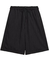 Y-3 - Pinstripe Drawstring Shorts - Lyst