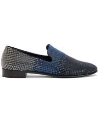 Giuseppe Zanotti - Lewis Sparkle Crystal-Embellished Loafers - Lyst