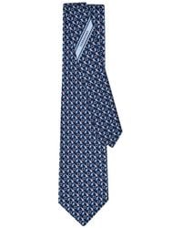 Ferragamo - Baby-Elephant-Print Silk Tie - Lyst