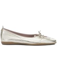 Halmanera - Jana Lace-Up Ballet Flats - Lyst