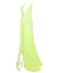 DSquared² - Night Wisper Ivy Ruffled-Detail Maxi Dress - Lyst