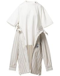 Maison Mihara Yasuhiro - T-Shirt À Design Asymétrique - Lyst