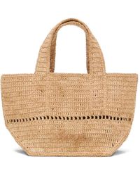 Maje - Raffia Bow Mini Bag - Lyst