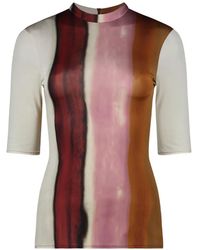 Ellery - Stripe-Print Short-Sleeve T-Shirt - Lyst