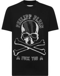 Philipp Plein - T-shirt Ronde Hals Skull&bones - Lyst
