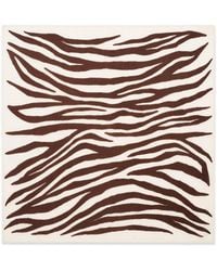 Bompard - Zebra-Print Square Scarf - Lyst