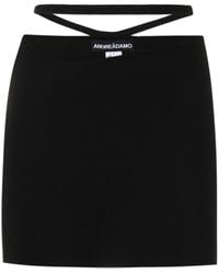 ANDREADAMO - Cut-out Belted Mini Skirt - Lyst