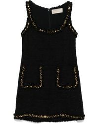 Elie Saab - Besticktes Tweed-Minikleid - Lyst