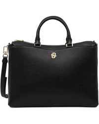 BOSS - Top-Handle Logo-Detail Laptop Bag - Lyst