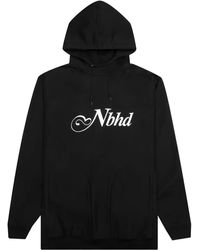 Neighborhood - Felpa Con Cappuccio E Logo - Lyst
