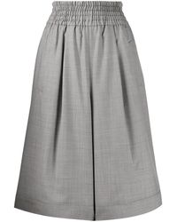 Giambattista Valli Culottes a gamba ampia - Grigio