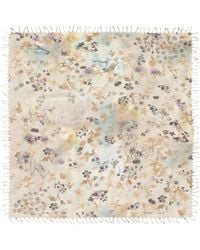 Bimba Y Lola - Pond Watercolor Shawl - Lyst