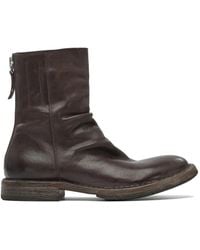 Moma - Minsk Rear Zip-Fastening Ankle Boots - Lyst
