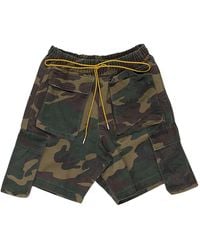 Rhude - Camouflage-Pattern Cargo Shorts - Lyst