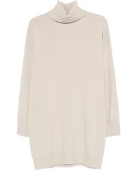 Roberto Collina - Robe Courte À Col Montant - Lyst