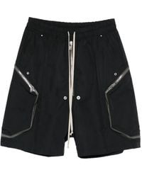Rick Owens - Zipped Cargo Shorts - Lyst