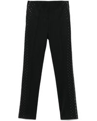 The Attico - Crystal-Embellished Trousers - Lyst