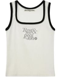 Rest&Recreation - Square-Neck Ribbed Top - Lyst