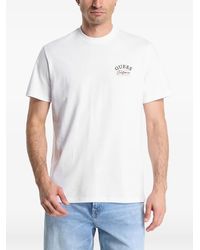 Guess - Los Angeles Grafische Prints T-Shirt Met Ronde Hals - Lyst