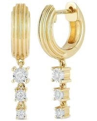 Dana Rebecca - Ava Bea Trio Diamond Drop Earrings - Lyst