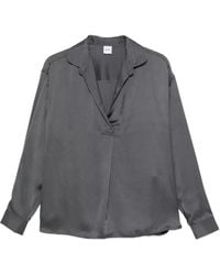 Aspesi - Satin Blouse - Lyst