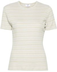 Filippa K - Striped Cotton T-Shirt - Lyst
