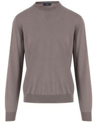 Herno - Crew-Neck Ribbed Sweater - Lyst