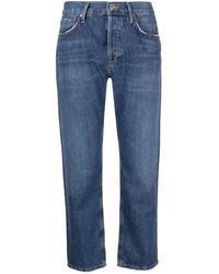Agolde - Tief sitzende Cropped-Jeans - Lyst