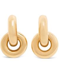 DKNY - Alani Interlocking Hoop Earrings - Lyst