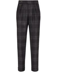 Brunello Cucinelli - Pantalon À Carreaux - Lyst