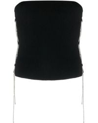 GIUSEPPE DI MORABITO - Top tipo bandeau con apliques de cristal - Lyst