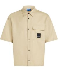 KARL LAGERFELD - Chest-Pocket Short-Sleeve Shirt - Lyst