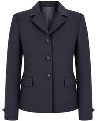 Tagliatore - Single-Breasted Notched-Lapels Blazer - Lyst