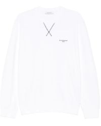 Givenchy - Sweat En Coton À Logo Brodé - Lyst