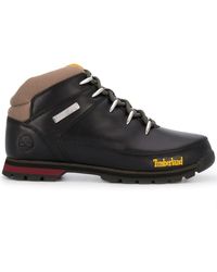 timberland lux lace up boots black leather