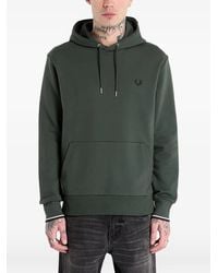 Fred Perry - Logo-Detail Hoodie - Lyst