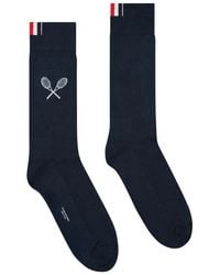 Thom Browne - Tennis-Racket Athletic Socks - Lyst