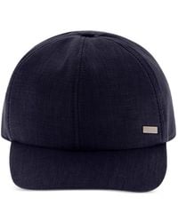 Herno - Gorra De Lino Con Detalle Del Logo - Lyst