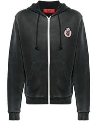424 - Appliqué-Logo Cotton Hoodie - Lyst